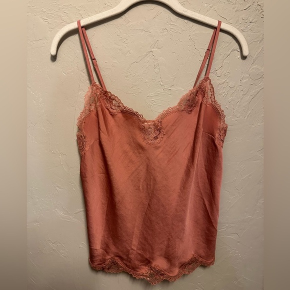 Victoria’s Secret Terracotta Satin Camisole - small